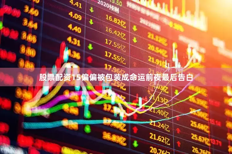 股票配资15偏偏被包装成命运前夜最后告白