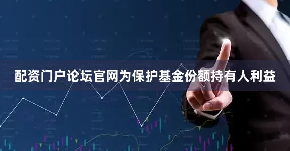 配资门户论坛官网为保护基金份额持有人利益